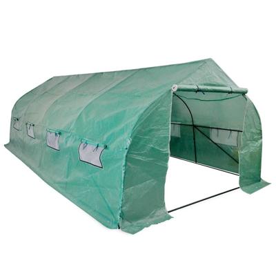 Tuinkas walk-in draagbare polytunnel met stalen frame 18 m Tuinkas walk-in draagbare polytunnel met stalen frame 18 m