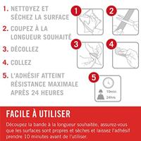 VELCRO® VEL-EC60216 Klittenband Om vast te plakken Haak- en lusdeel (l x b) 5000 mm x 20 mm Wit 5 m - thumbnail