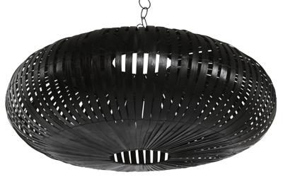 Lampenkap Home ESPRIT Zwart Bamboe 80 x 80 x 30 cm