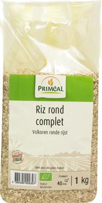 Primeal Volkoren ronde rijst uit Italie bio 1 Kilogram