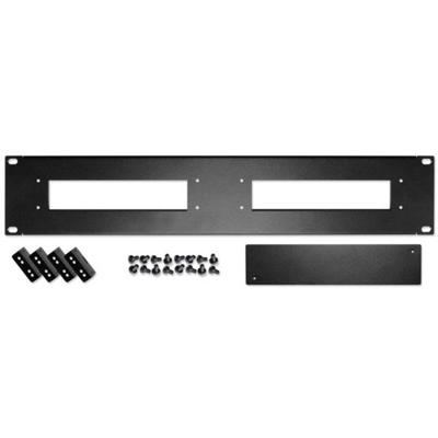 Shuttle prm01 rack mount front plate, 2u, 19", 1 mm, 483 mm, steel, powder-coated, black