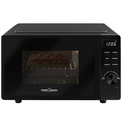 Profi Cook PC-MWG 1278 Magnetron Zwart 700 W Timerfunctie, Grillfunctie