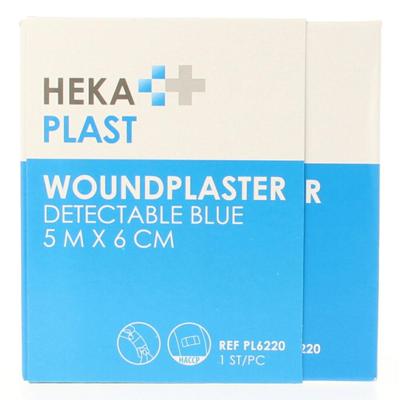 Hekaplast Dispenser 5m x 6cm detectable 1 Stuks