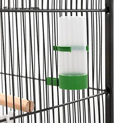 Vogelkooi 54x54x146 cm staal zwart Vogelkooi 54x54x146 cm staal zwart