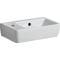Geberit Renova Compact fontein compact met kraangat links met overloop 40x25x15cm wit 276240000 - thumbnail