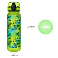 Baagl Voetbal Spel Drinkfles 500ml - thumbnail