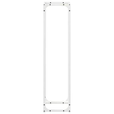 Brandhoutrek 25x25x100 cm koudgewalst staal wit