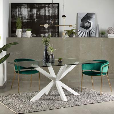 Kave Home Eettafel 'Argo' wit, 180 x 100cm Kave Home Eettafel 'Argo' wit, 180 x 100cm