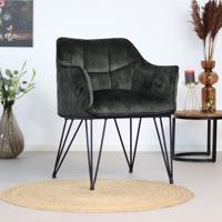 Jesper Home Kushi eetkamerstoel Trouty Tinge cross white - thumbnail