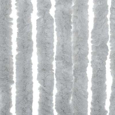 VidaXL Vliegengordijn 90x220 cm chenille grijs