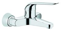 GROHE Euroeco wandkraan met koppelingen inclusief hendel 17cm 20,3cm chroom 32778000 - thumbnail