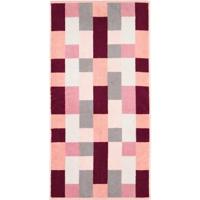 Cawö Cawo Shades Karo Douchelaken 70x140 beere - thumbnail