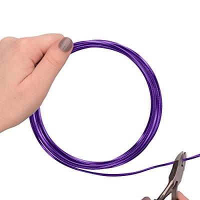 Vaessen Creative • aluminiumdraad triangle embossed 2.8mmx5m lilac