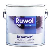 Ruwol Betonverf Betongrijs (RAL 7023) 2,5 liter - thumbnail