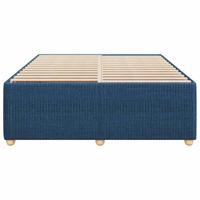Bedframe zonder matras stof blauw 160x200 cm - thumbnail