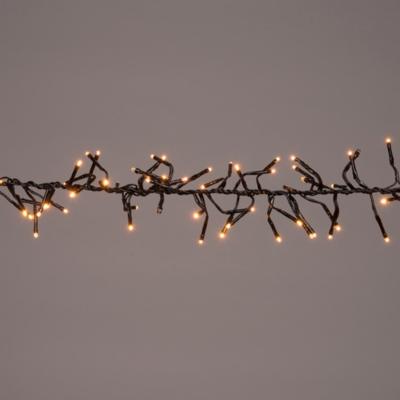 Kerstverlichting Classic clusterverlichting flash 384 LED / 2.4 meter en 32 LED knipperend met timer Anna's collection - Annas collection