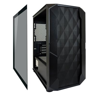 LC Power Gaming 712MB Micro-tower PC-behuizing Zwart