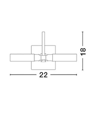 Lyora WandlampDritto nikkel - 6310661