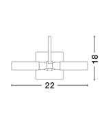 Lyora WandlampDritto nikkel - 6310661 - thumbnail