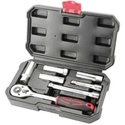 Brüder Mannesmann M00174 Brüder Mannesmann set bougiemontage, 3/8 inch, 7-delig M00174 Brüder Mannesmann M00174 Brüder Mannesmann set bougiemontage, 3/8 inch, 7-delig M00174