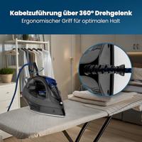 Clatronic DB 3703 Stoomstrijkijzer Zwart, Blauw 1800 W - thumbnail
