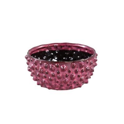 PTMD bloempot marel dots paars s 19,5 cm | 4 stuks