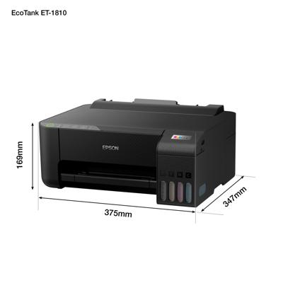 Epson EcoTank ET-1810 Printer Inkjet Kleur A4 Duplex, Inktbijvulsysteem, USB, WiFi
