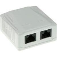 ACT FA5002 Modulair Ppbouwdoos Unshielded 2-voudig CAT5E - thumbnail