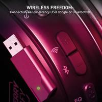 CHERRY XTRFY H3 Wireless, Draadloze Gamingheadset, Esports-Geoptimaliseerd Geluid, Voor Gamen, Streamen En Muziek, Afneembare Microfoon, Comfortabel, Zwart - thumbnail