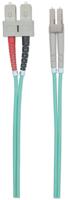 Intellinet 750158 Glasvezel Optische vezel Aansluitkabel 2.00 m Turquoise [1x LC-stekker - 1x SC-stekker] 50/125 µ Multimode OM3 - thumbnail