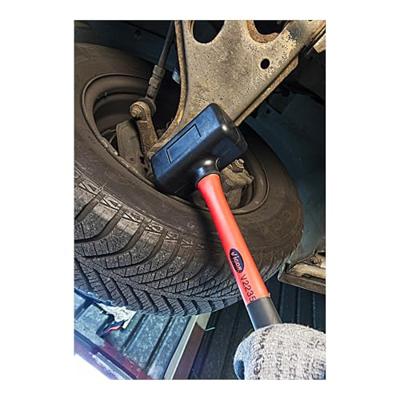 VIGOR terugslagvrije hamer rubber soft face hammers 2.5 kg - thumbnail