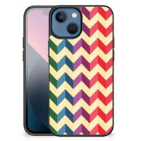 Apple iPhone 13 mini Back Case Zigzag Multi Color - thumbnail