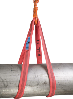 rondstrop 5T WL=3mtr rood