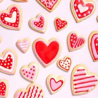 Patisse uitsteekvormen hart set van 5 stuks rvs - thumbnail