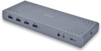 i-tec I-TEC USB 3.0/USB-C 5K Dualdock USB-C dockingstation - thumbnail