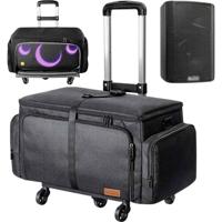 Ikarao Trolley IKARAO-X1-TROL (l x b x h) 29 x 51 x 27 cm Zwart, Zilver IKARAO-X1-TROL - thumbnail