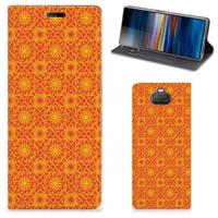 Sony Xperia 10 | Hoesje met Magneet | Batik Oranje - thumbnail