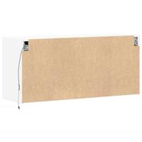 Tv-wandmeubel met LED-verlichting 100x31x45 cm wit - thumbnail