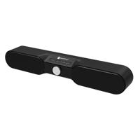 Nieuwe Rixing NR4017 draagbare 10W stereo surround SoundBar Bluetooth Speaker met microfoon (zwart) - thumbnail