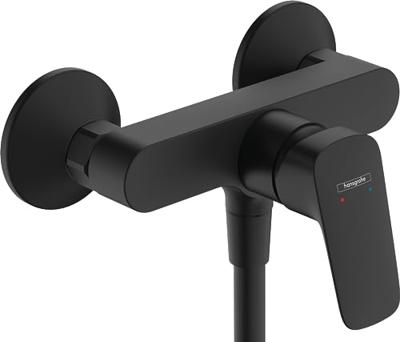 Hansgrohe Logis ééngreeps douchemengkraan opbouw, mat zwart Hansgrohe Logis ééngreeps douchemengkraan opbouw, mat zwart