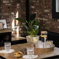 Krumble Waterglas vintage - 260 ml - Set van 6 - thumbnail