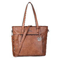 Wimona Evelina Schoudertas cognac - thumbnail