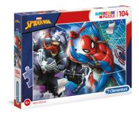 Clementoni legpuzzel Supercolor Spider-Man junior 104 stukjes - thumbnail