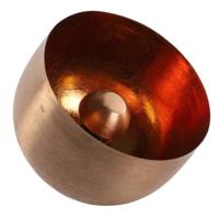 Countryfield tafellamp obion l koperkleurig 36 cm | 2 stuks - thumbnail