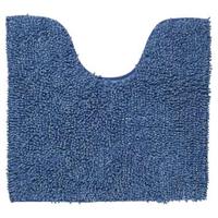 Toiletmat Sealskin Misto Chenille Katoen 60x55 cm Blauw - thumbnail