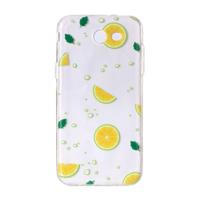 Voor Galaxy J3 (2017) (Amerikaanse versie) Navel oranje patroon Embossment TPU beschermende back cover Case - thumbnail