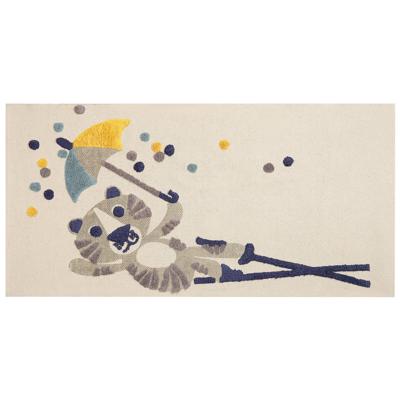 Beliani - SINGKIL - Vloerkleed - Beige - Katoen