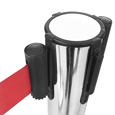 Afzetkoord uittrekbaar 200 cm rood - thumbnail