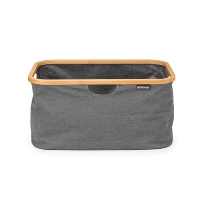 Brabantia wasmand opvouwbaar 40 liter pepper black