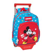 Schoolrugzak met Wielen Mickey Mouse Clubhouse Fantastic Blauw Rood 28 x 34 x 10 cm - thumbnail